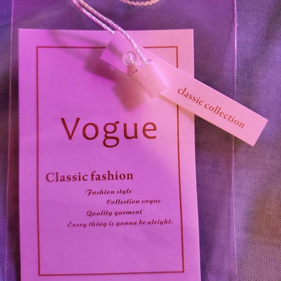 NWT White & Green gradient / tie dye tank Vogue - Picture 4 of 5